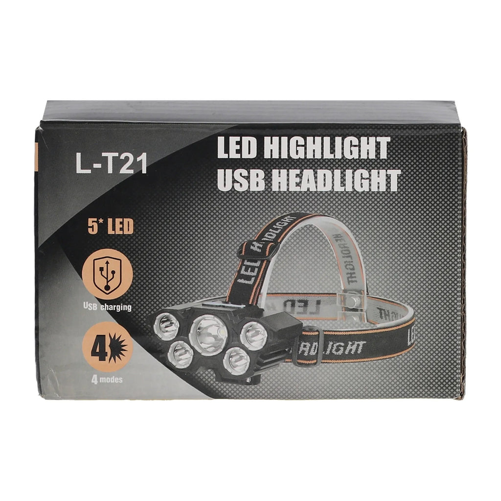 L-T21 LED Highlight USB Headlight