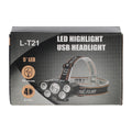 L-T21 LED Highlight USB Headlight