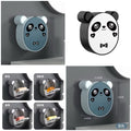 Wall Mounted Cute Panda Soap Dish Holder  �Punch-Free Plastic Soap Box Rack for Bathroom & Kitchen Storage (Random color)