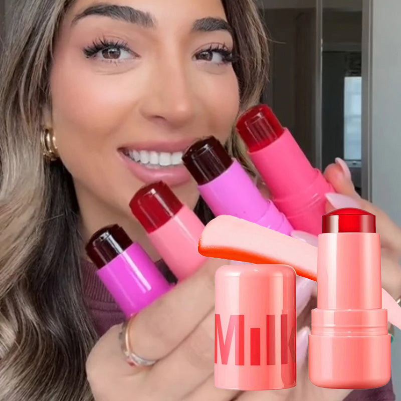 Pack 4 Milk Makeup Blush High Pigment Jelly Tint, Refreshing &amp; Hydrating Long-lasting Colour Jelly Tint (Random color)