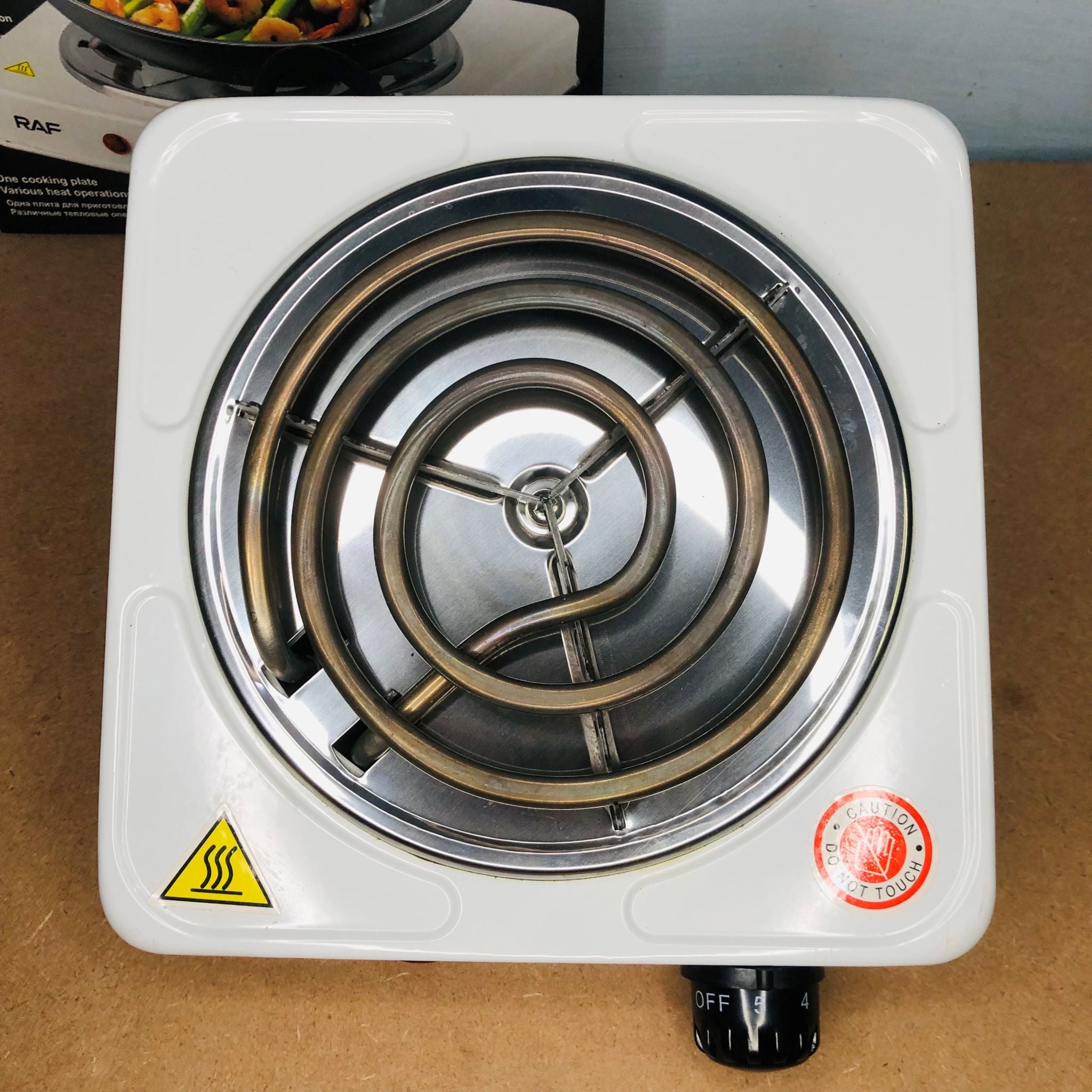 HOT PLATE ELECTRIC SINGLE BURNER  Stove for cooking,  Easy to clean (random color )