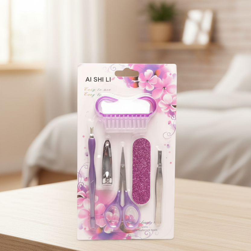 Multi Purpose Nail Manicure Care Set Providing Complete Grooming Everyday Nail Care Support