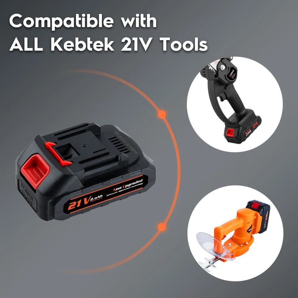 Universal 21V Lithium-Ion Battery Pack for Cordless Power Tools | Rechargeable High-Capacity Battery