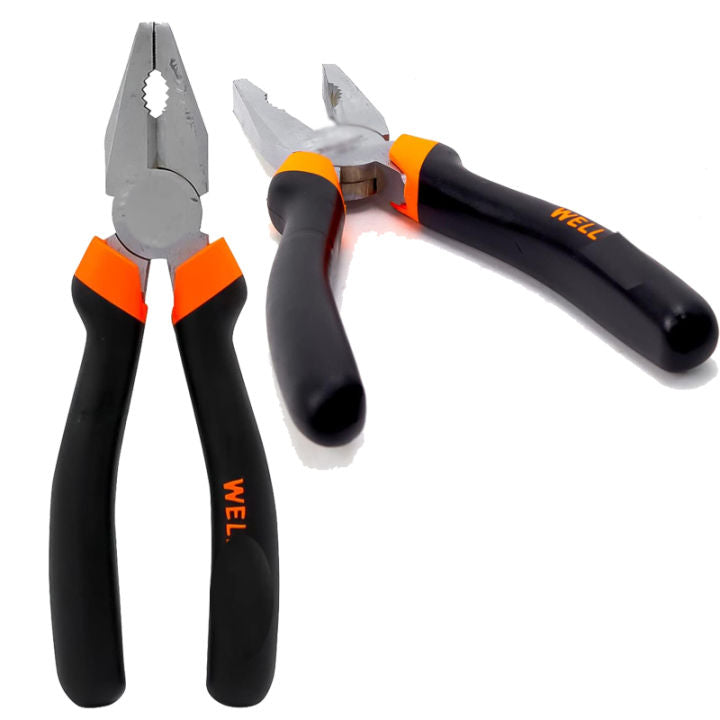 Heavy-Duty Combination Pliers �Professional Grip Hand Tool 8 Inch