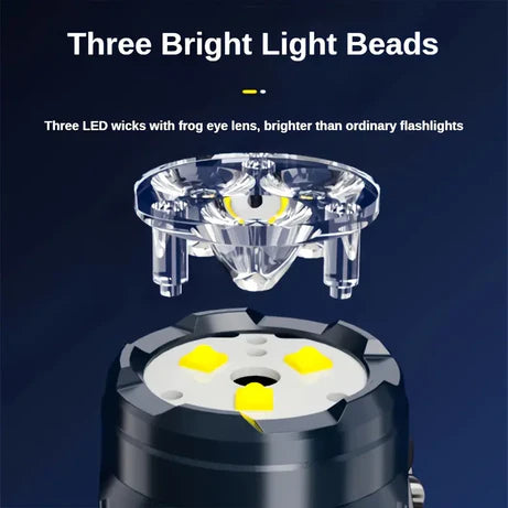 Rechargeable 3-LED Mini Flashlight