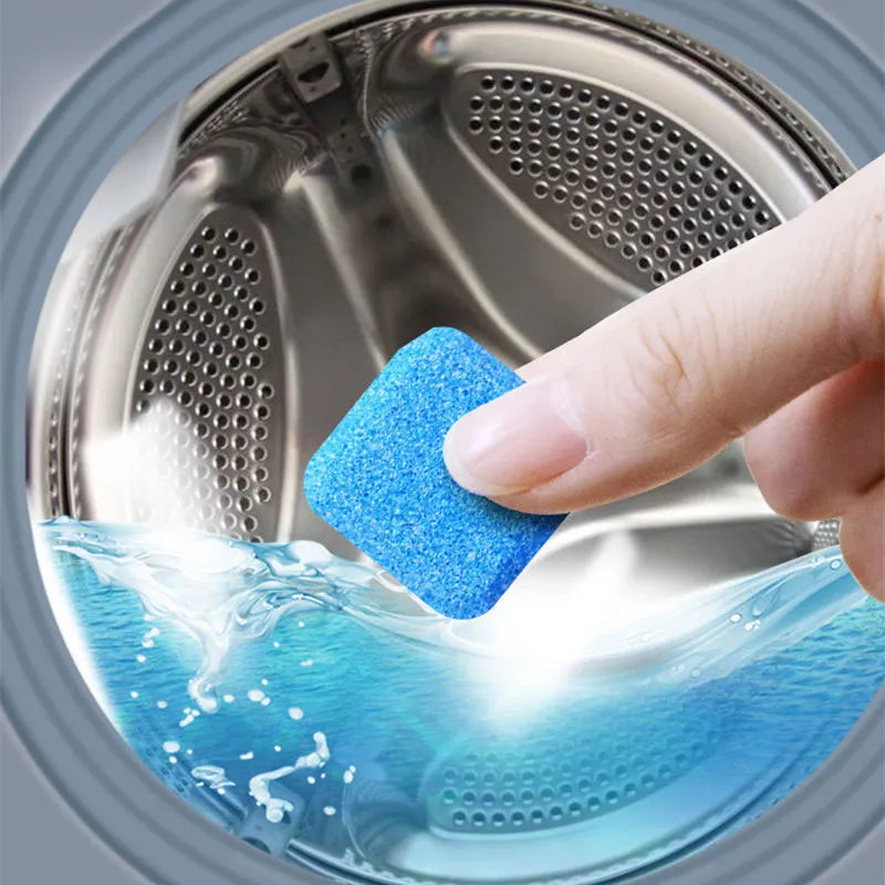 Washing Machine Cleaner Tablets �12 Tablet | Deep Cleaning & Deodorizing for Front Load, Top Load & HE Washers