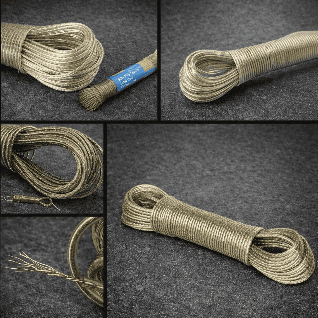 PVC Clothes Line 20M With Hooks | Heavy Duty Galvanized Steel Core Laundry Wet Rope | Durable PVC Coated Clothesline Wire