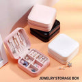 Travel Leather Pocket Jewellery Organizer Box – photo 1