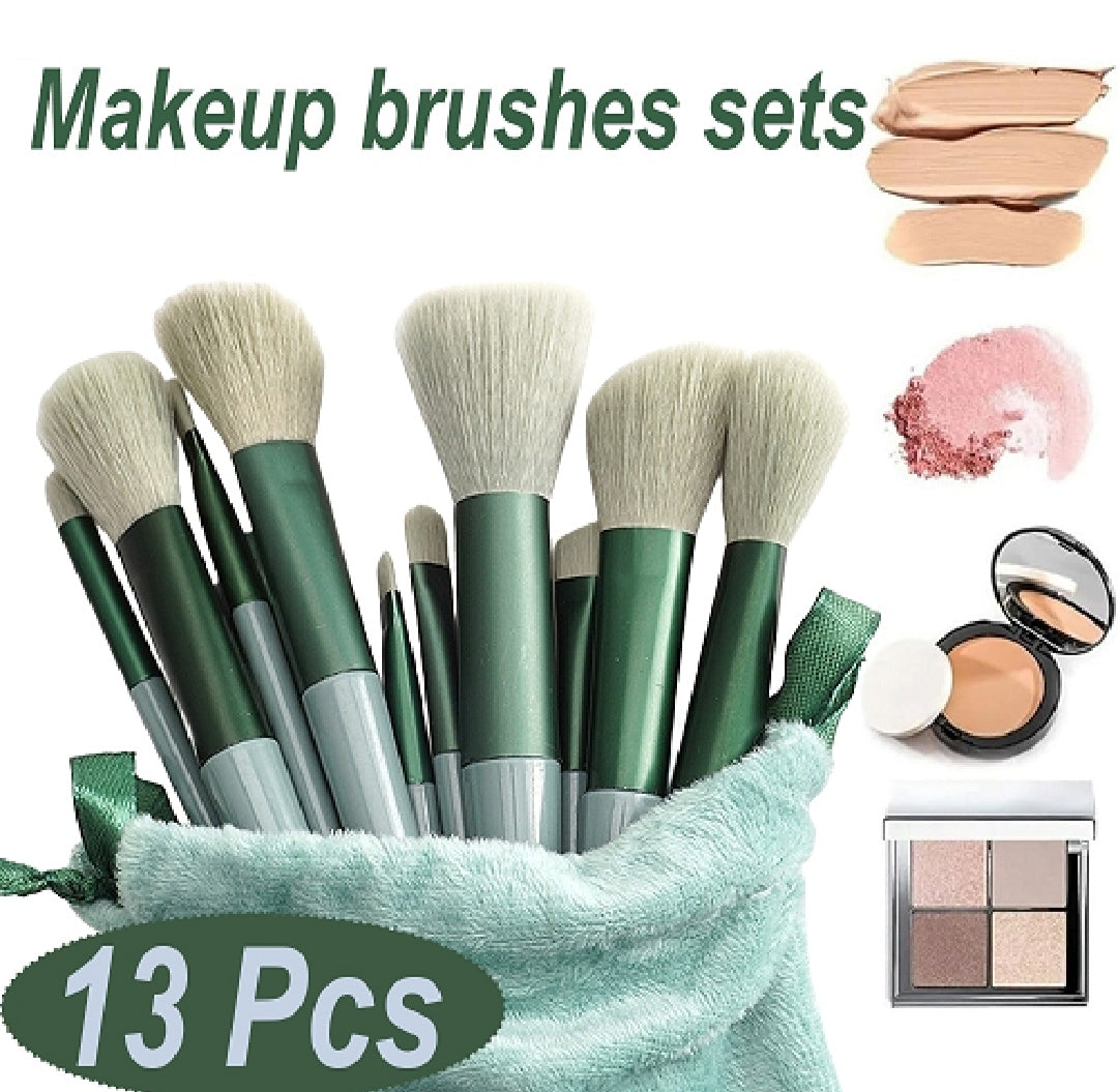 13 Piece Makeup Brush Set With Matching – photo 4
