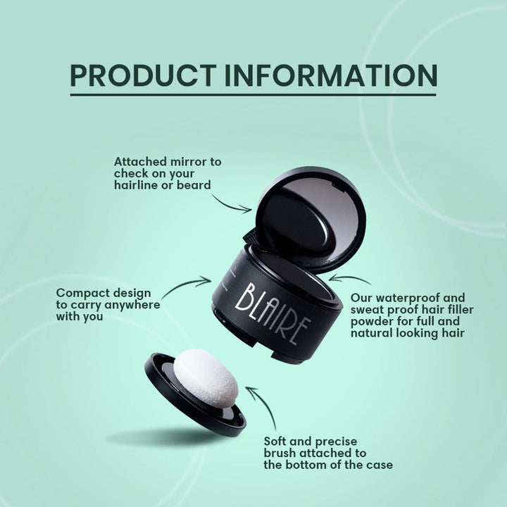 BLAIRE Hair Filler Powder �Instant Root & Thinning Hair Concealer