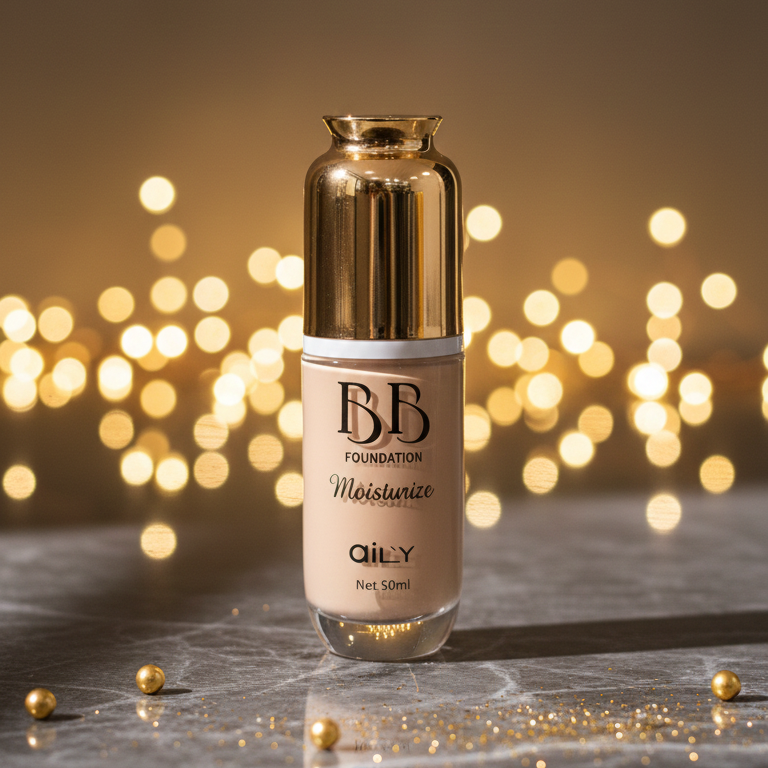 Aily BB Foundation �Moisturizing Liquid Foundation | 50ml | Smooth, Natural & Hydrating Coverage