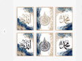 set of 6 sticky canvas frames for
