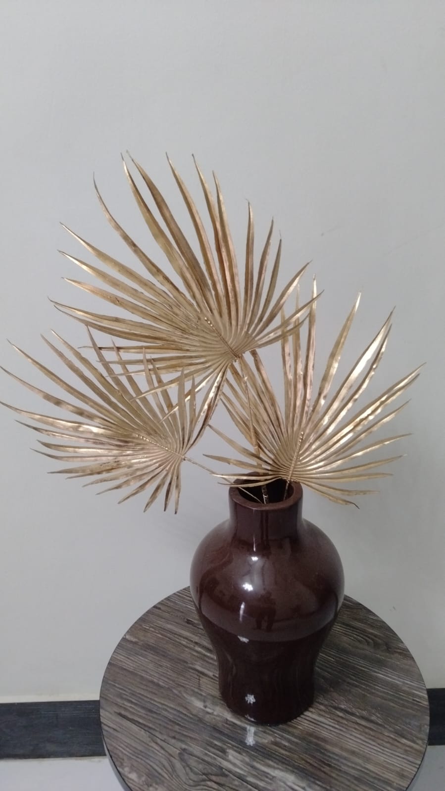 Golden Flower Stick Decorative Accent �69cm Luxury Artificial Floral Stem for Home & Event D?or