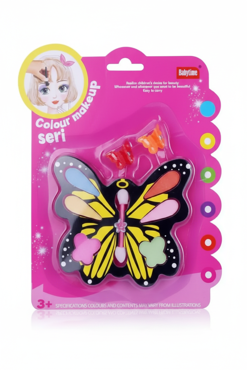 Mini Butterfly Makeup Kit for Kids �Fun Pretend Play Beauty Set