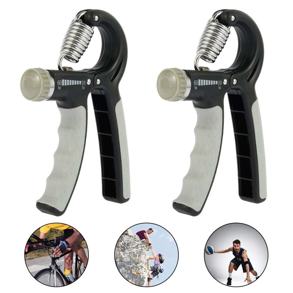 Hand Grips Strengthener �Adjustable Arm, Finger & Wrist Exerciser for Men & Women - Without Counter (Random Color)