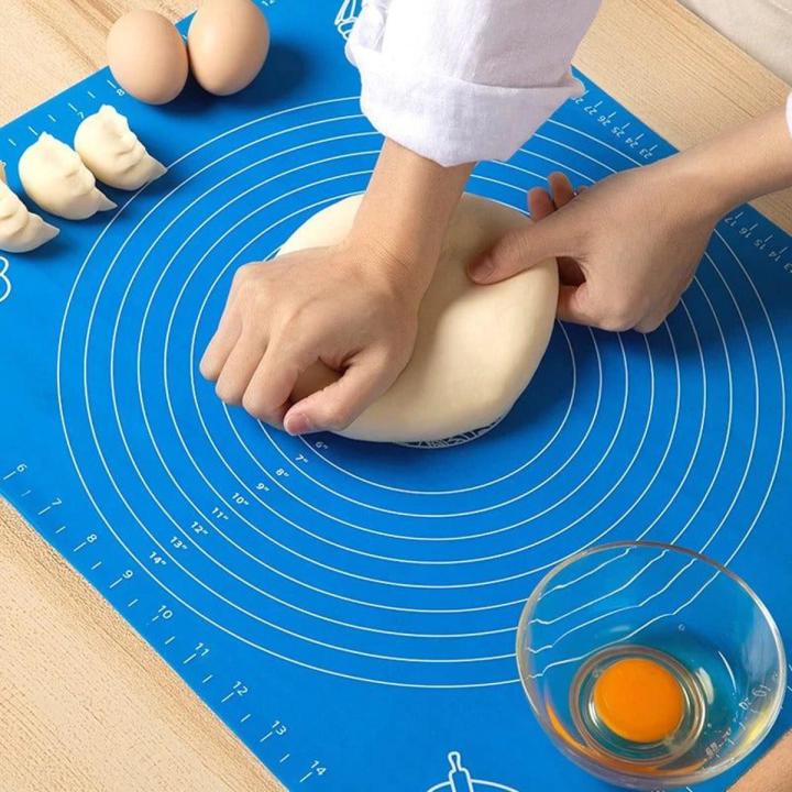 Silicone Roti Mat | Large Size 50x40cm Silicon Roti Mat For Kitchen |  Non-stick Baking Mat Kneading Dough Pad (Random Color)