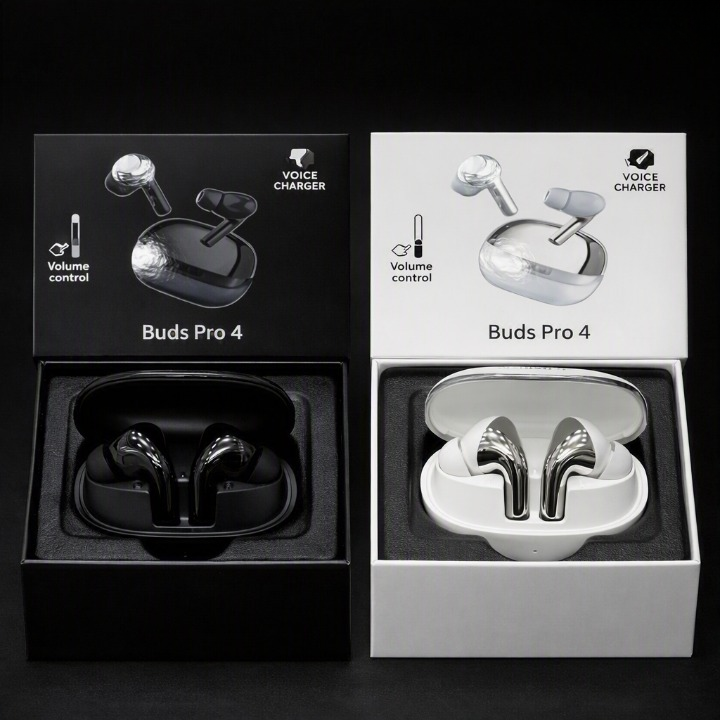 Buds Pro 4 Wireless Bluetooth Earbuds with