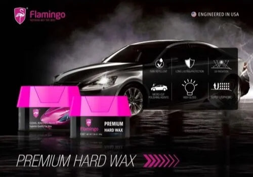 Flamingo Premium Hard Wax Car Polish 200G