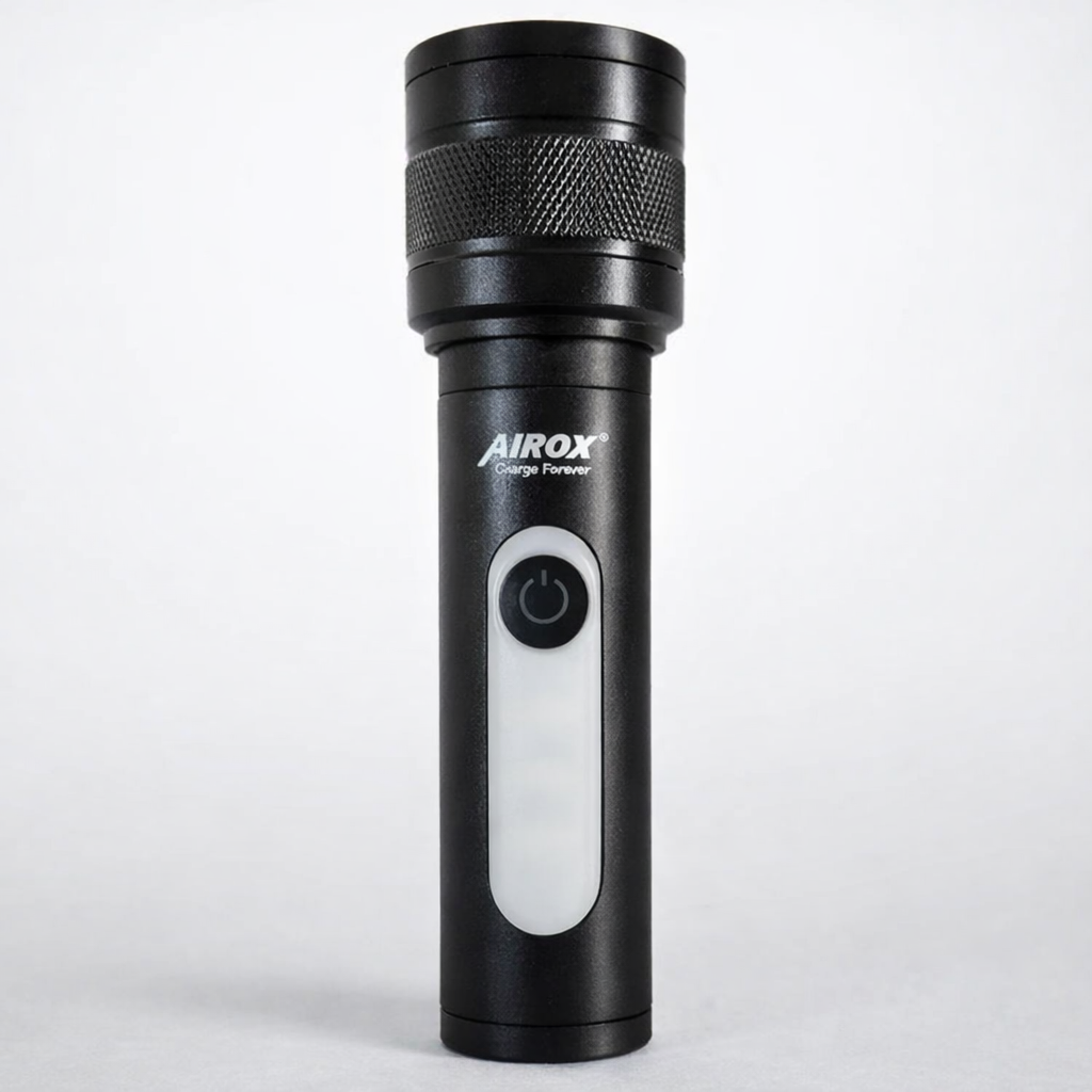 Airox 5 In 1 Rechargeable Flash Light �Type-C Charging | Black