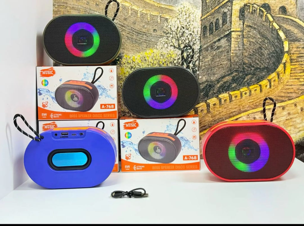 Portable Bluetooth Speaker Wireless Stereo Pairing �Compact Wireless Speaker for Home, Outdoor, Party & Beach (Random Color)