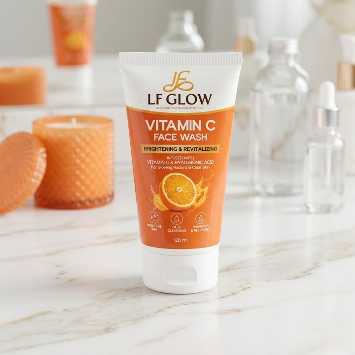 LF GLOW Vitamin C Face Wash - Brightening & Revitalizing (120 ml)