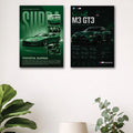 Set of 2 Premium Wall Art Photo Tiles �Modern Home Decor Sets