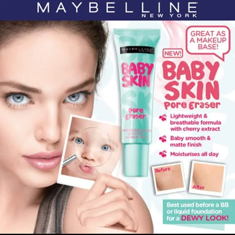 Maybelline Baby Skin Instant Pore Eraser Primer Matte And Poreless Primer, 30 Ml