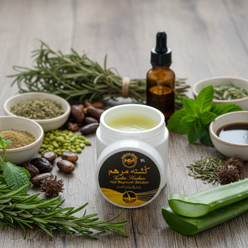 Kushta Marham 50g Hair Regrowth Solution �Hair Strengthening Ointment