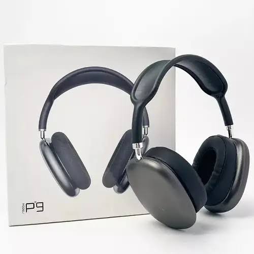P9 White Bluetooth 5.0 Headphones with 400mAh