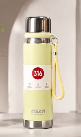 Premium SZM 750ml Stainless Steel Water Bottle Leakproof | Random Color