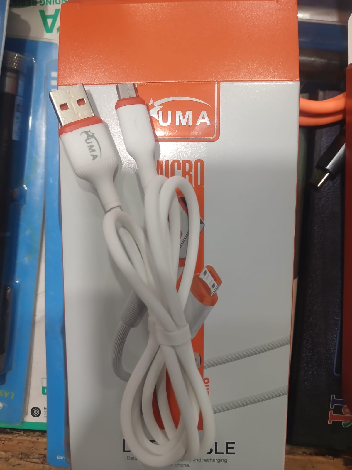 UMA M-03 Type-C Fast Charging Data Cable 1 Meter 3A USB to USB-C Charger & Sync Cable