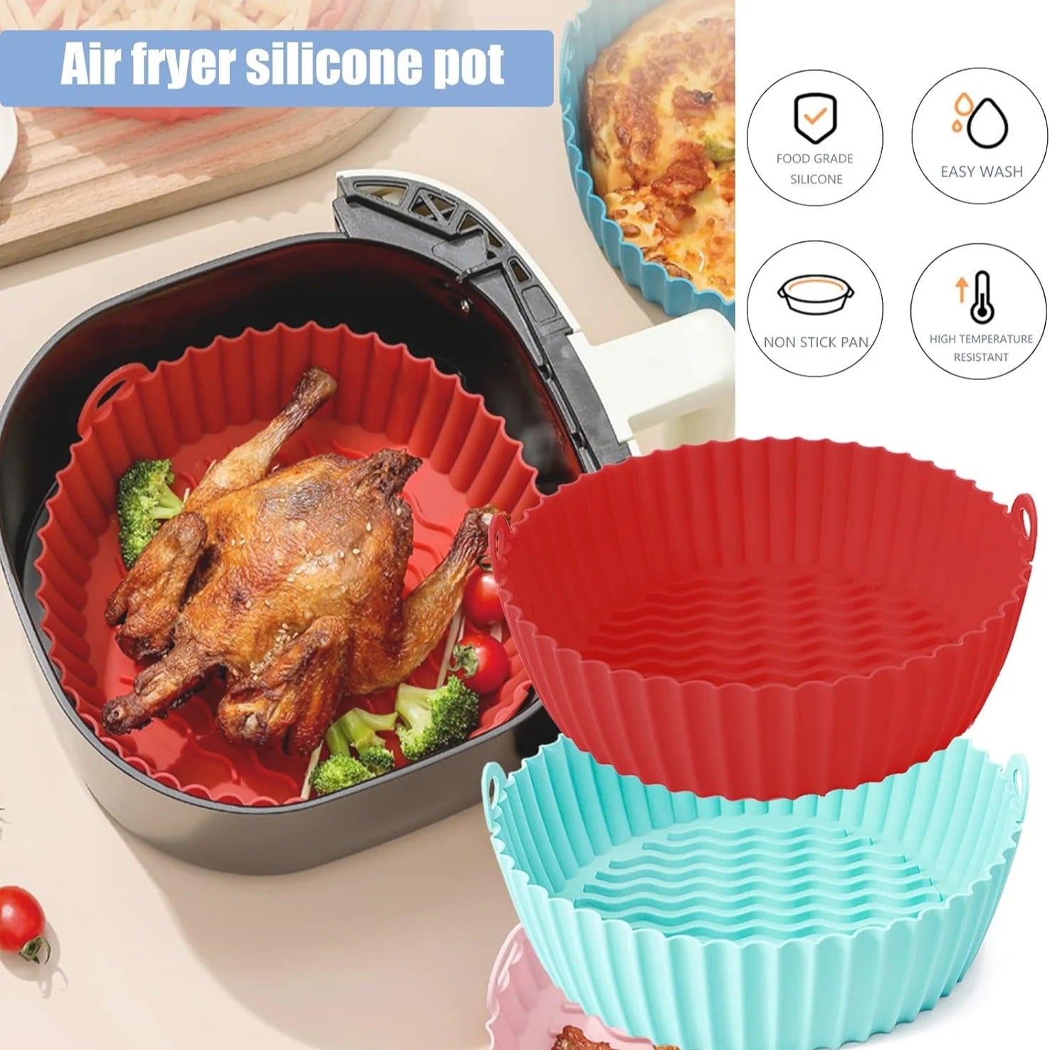 Budget-Friendly Air Fryer Silicone Liner