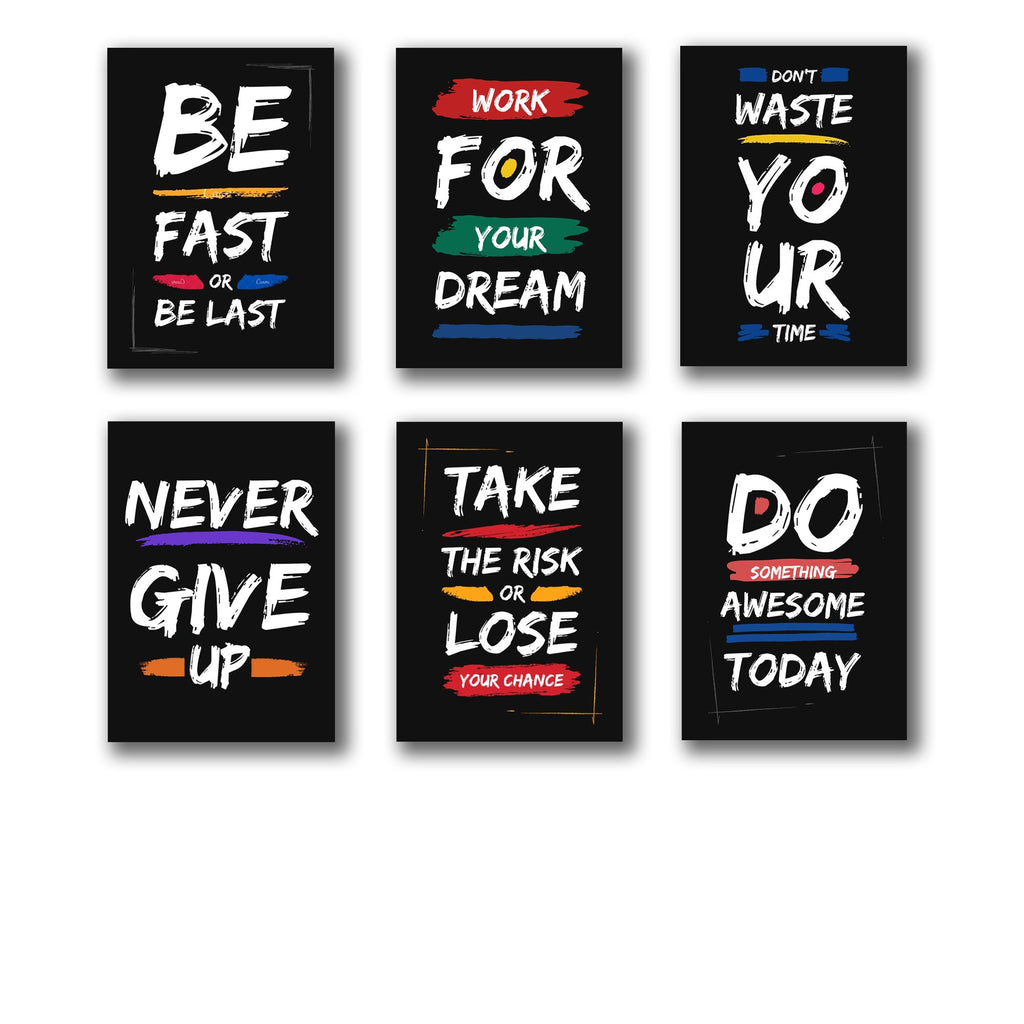 Set of 6 Premium Wall Art Photo Tiles �Modern Home Decor Sets 8x11