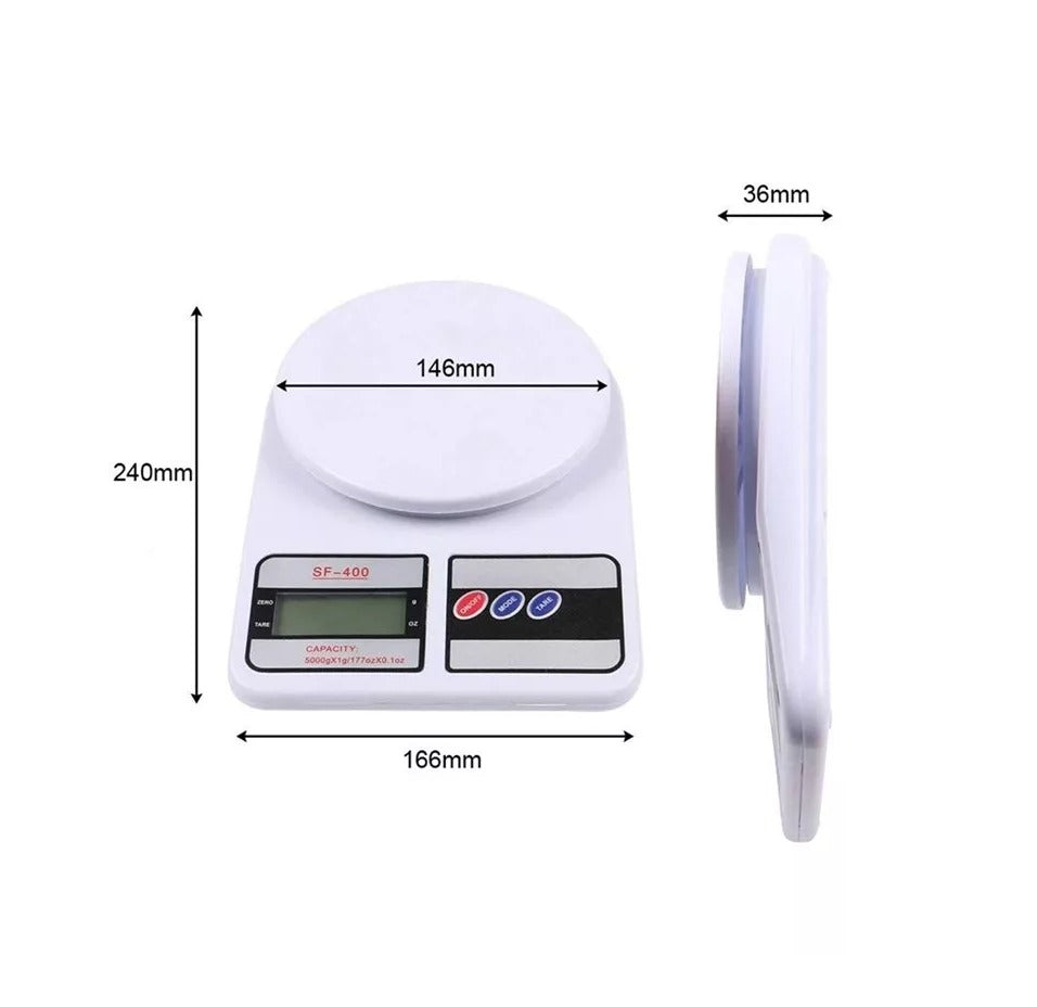 Kitchen Scale SF-400 Digital Electronic Weight Machine with Cell �Food & Grocery Measuring Scale upto 10 KG