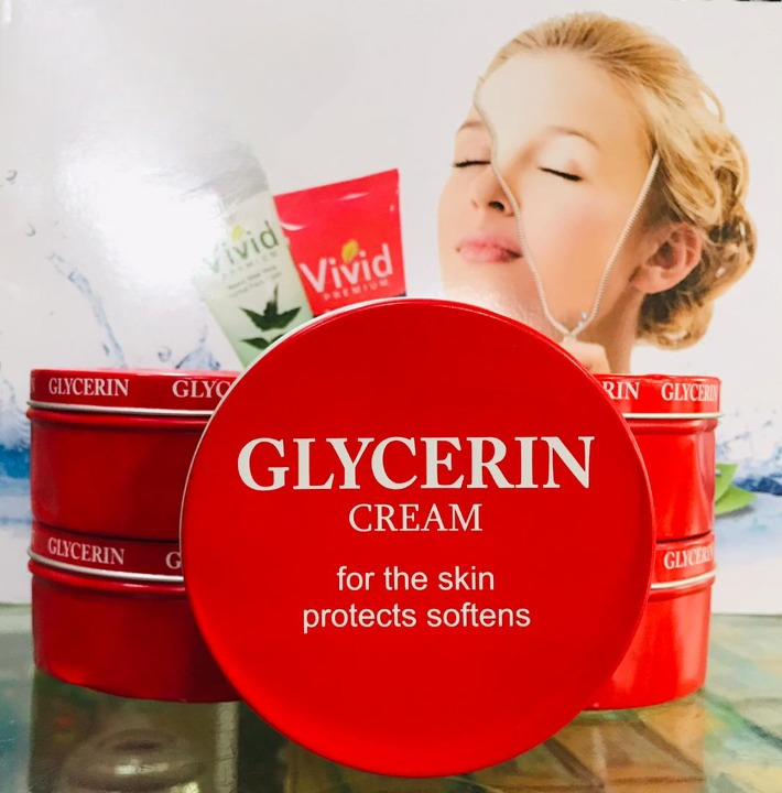 Glycerin Cream For Softness And Moisturizing Skin Premium Quality Smooth Texture Gentle Formula - 125ML
