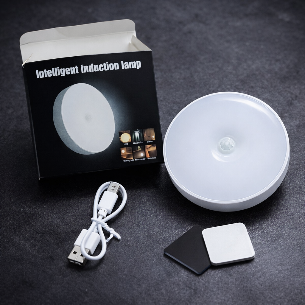 Intelligent Induction Lamp �Smart Motion Sensor Rechargeable Wireless Night Light l Sensor With Button