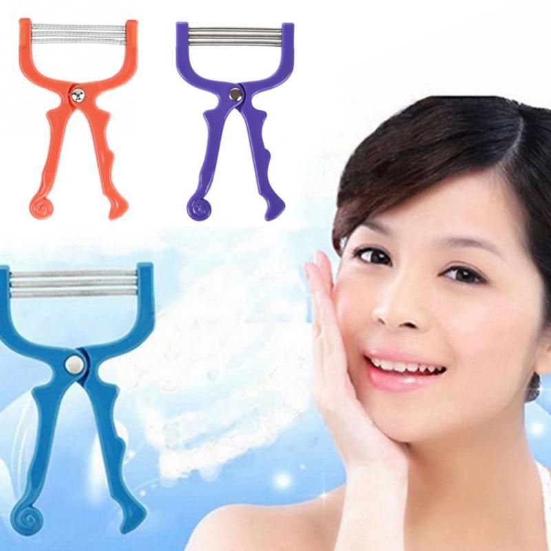 Face Hair Remover Epilator �Handheld Spring Face EpiRoller for Quick & Gentle Facial Hair Removal