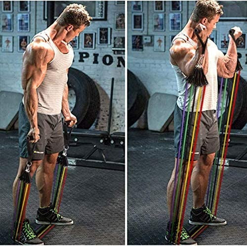Power Resistance Band for Home Workout & Gym Training | Stretch Exercise Band for Fitness, Yoga & Muscle Strengthening
