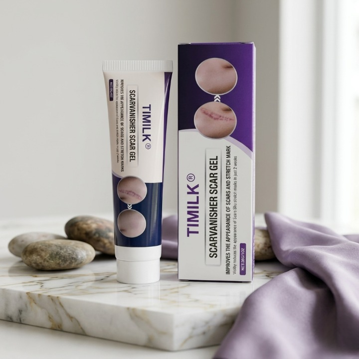 TIMILK Scarvanisher Scar Gel �Advanced Formula for Scars & Stretch Marks Reduction (30g / 1oz)