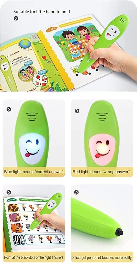 Kids Preschool Learning Book with Smart Talking