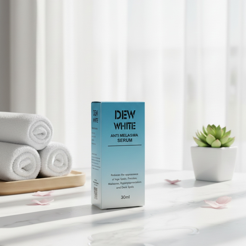 Dew White Anti Melasma Serum Gentle Formula Reduces Dark Spots Improves Skin Tone Provides Radiant Glow And Smooth Texture For Daily Use - 30ml