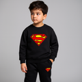 Kids Winter Tracksuit Set | Fleece Jumper & Bottoms for Boys & Girls �Warm Sweatshirt & Trousers, Pack of 1 small