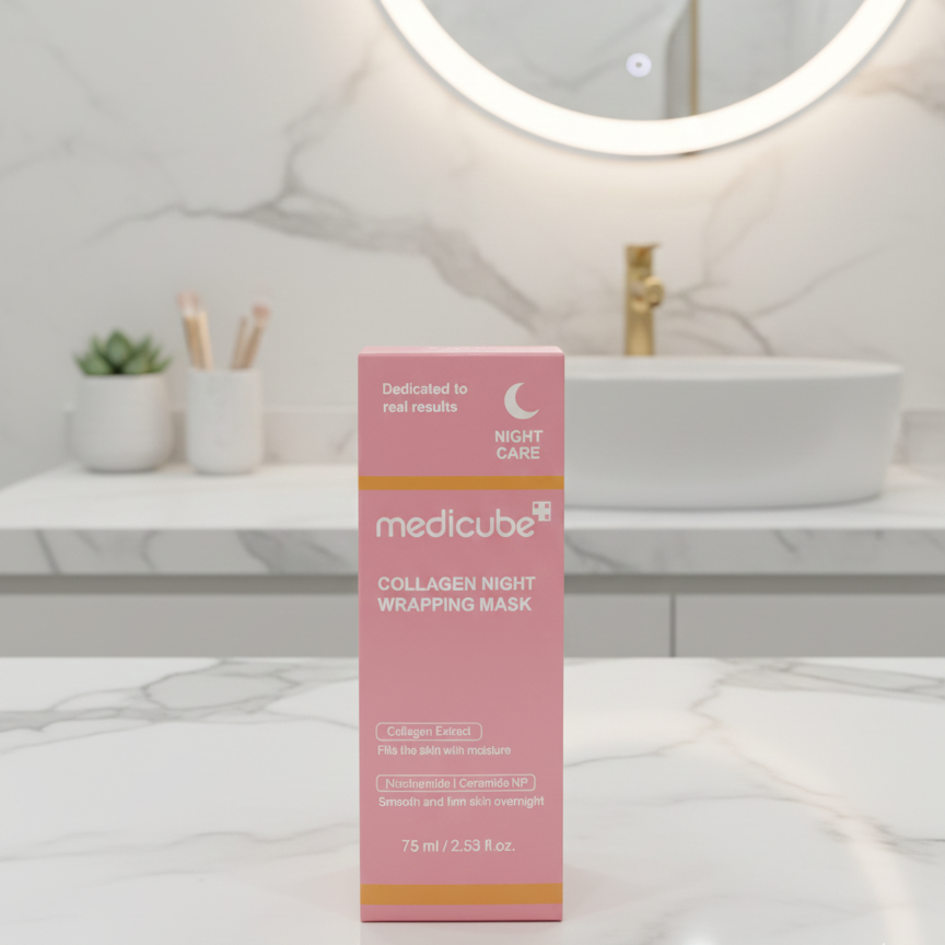 Medicube Collagen Night Wrapping Mask Overnight Elasticity And Hydration Peel Off Mask Providing Gentle Care - 75ML