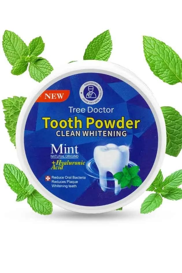Tree Doctor Herbal Teeth Whitening Powder 50g Natural Teeth Cleaning And Whitening Oral Care Powder