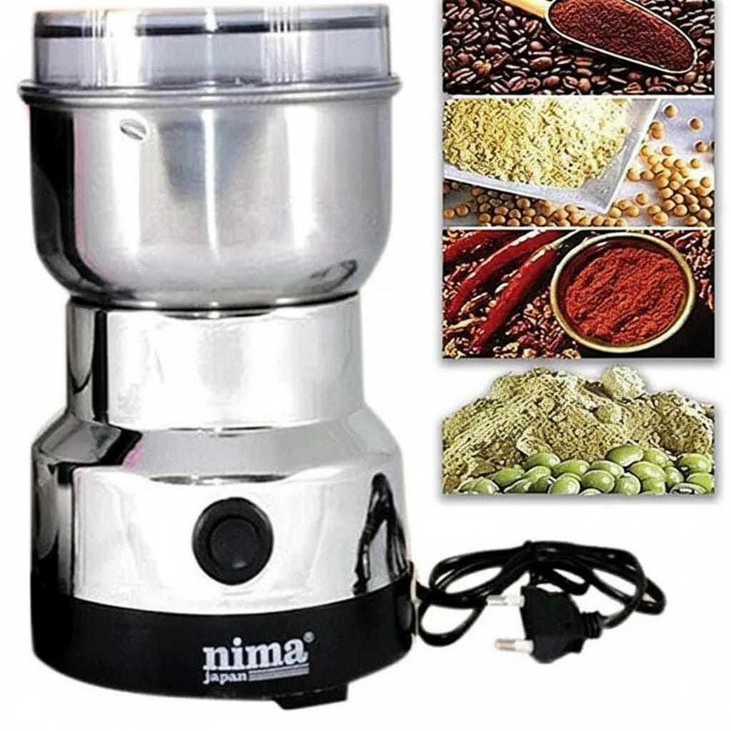 Multifunctional Electric Mixer Grinder �Heavy Duty Stainless Steel Portable Kitchen Masala & Coffee Grinder