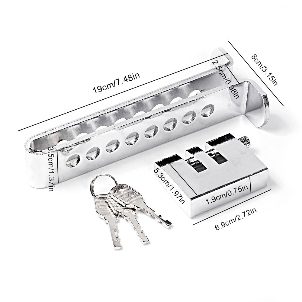 Universal Car Pedal Lock Anti Theft Lock Pedal Lock 8 holes for almost all Cars