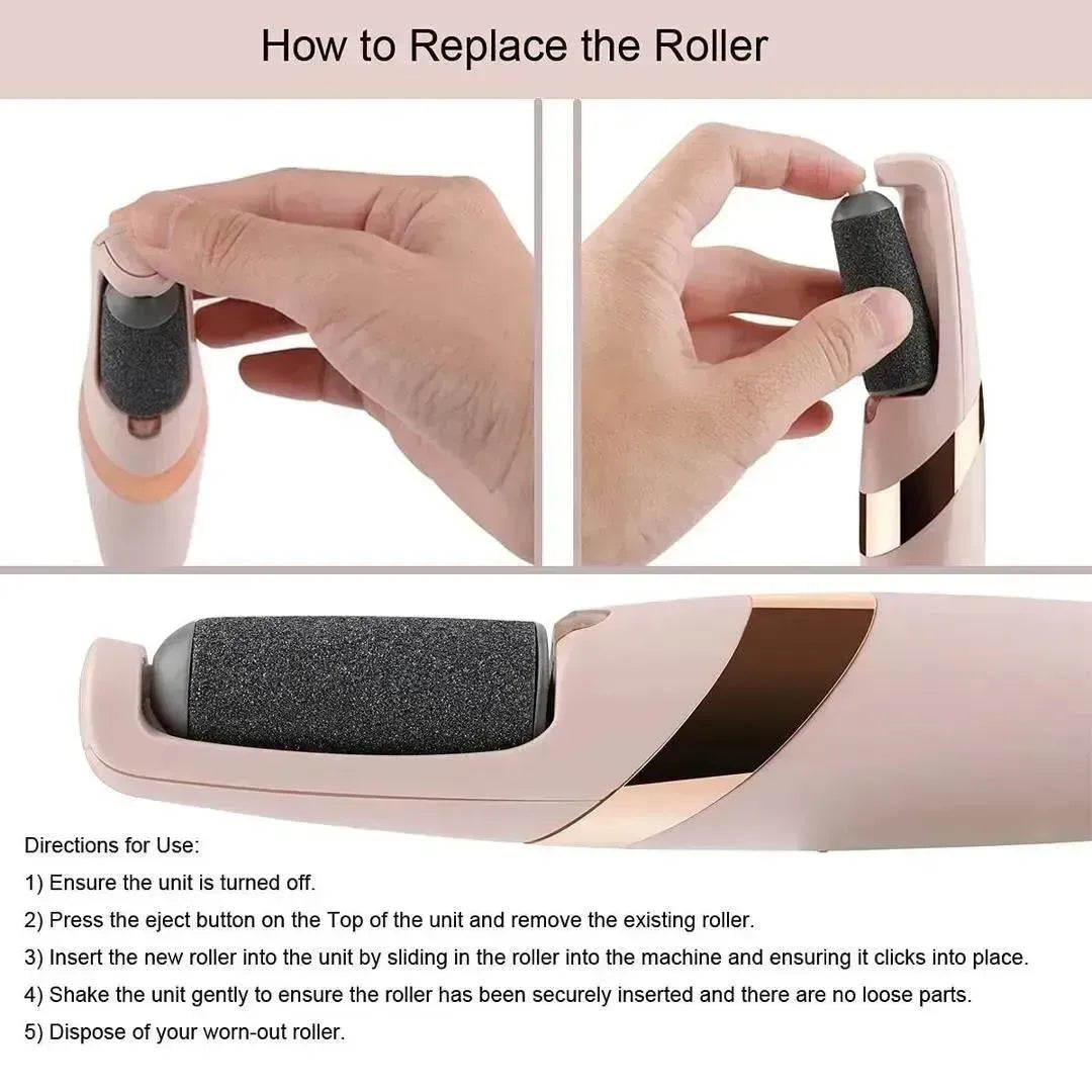 Rechargeable Electric Pedi Foot Filer �Effective Callus Remover For Soft, Smooth Feet