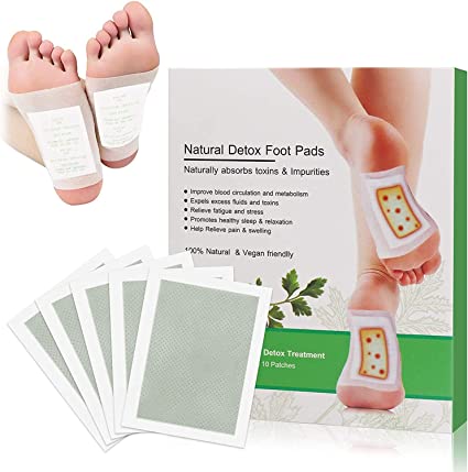 Kiyome Kinoki Detox Foot Pads | Pain-Free Cleansing Pads for Toxin Removal, Stress Relief &amp; Improved Vital Organ Function | Red &amp; Blueberry Variants (Random Variant)