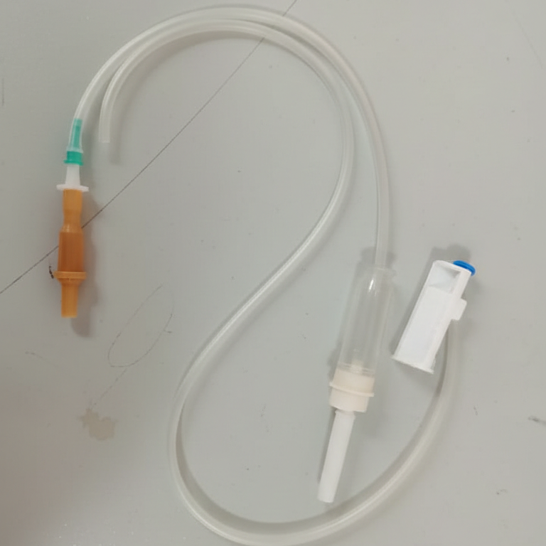 Disposable I.V Drip Set �Sterile Intravenous Infusion Set with Regulator