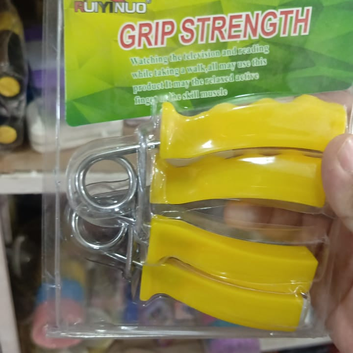 Wrist Hand Exercise Hand Gripper Strengthen Hand Grip Power With Spring Coil Resister And Plastic Handle